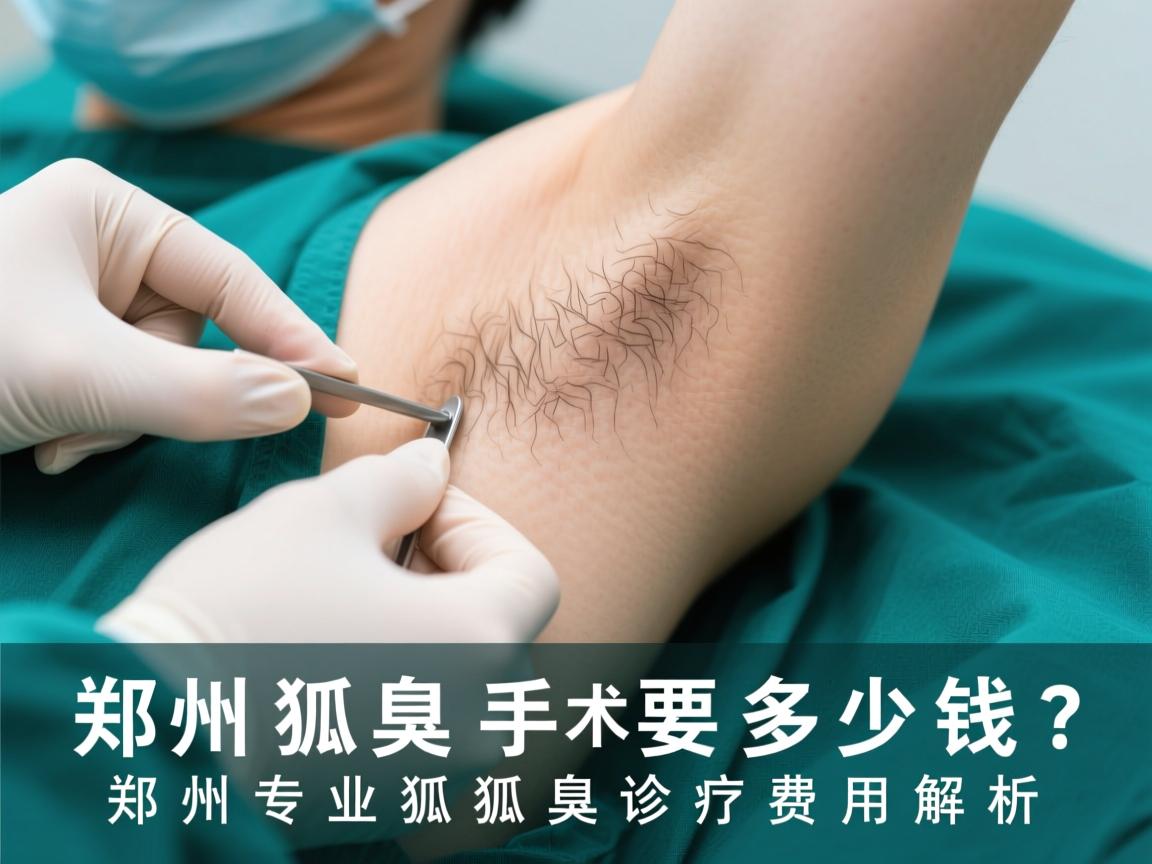 郑州狐臭手术要多少钱？郑州专业狐臭诊疗费用解析