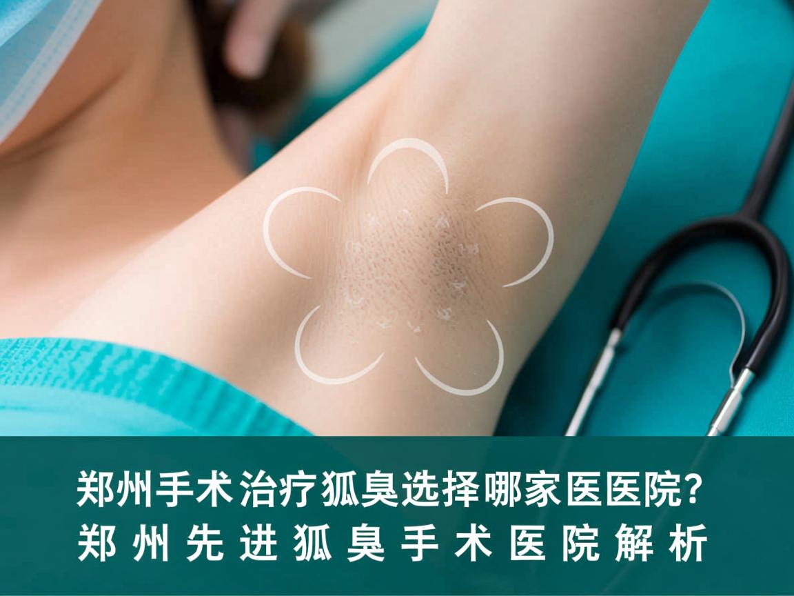 郑州手术治疗狐臭选择哪家医院？郑州先进狐臭手术医院解析