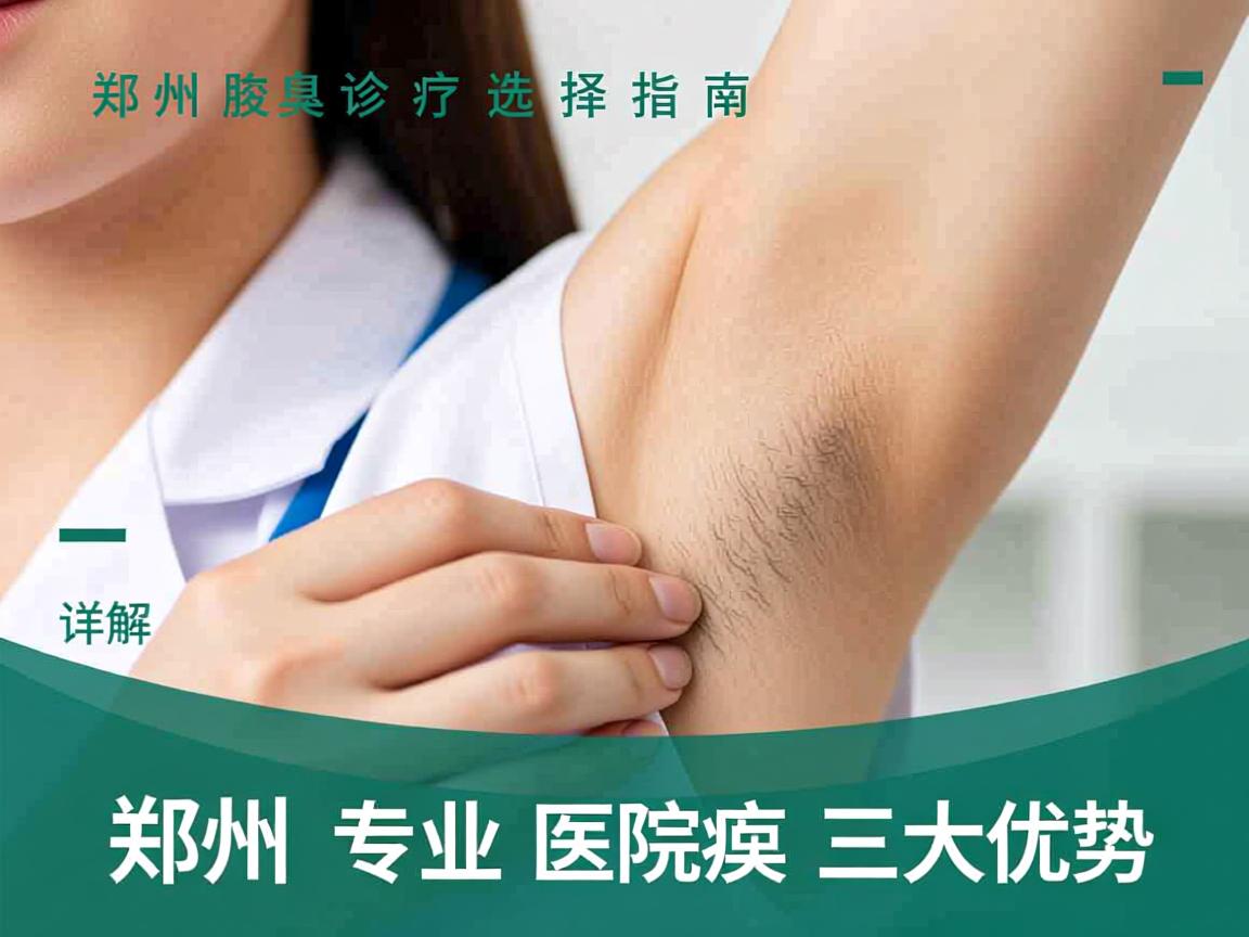 郑州腋臭诊疗选择指南，详解郑州专业腋臭医院的三大优势