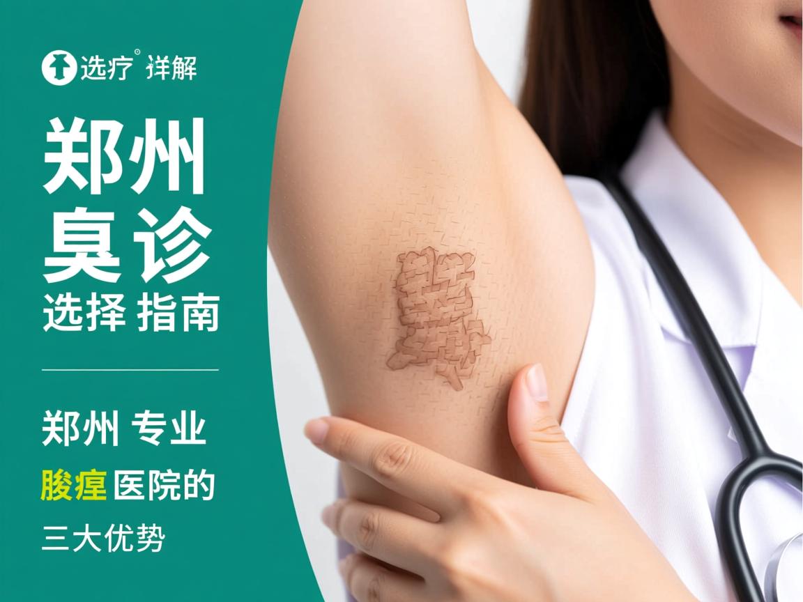 郑州腋臭诊疗选择指南，详解郑州专业腋臭医院的三大优势