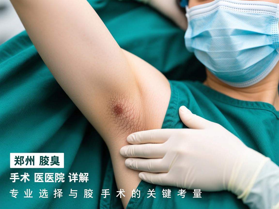 郑州腋臭手术医院详解,专业选择与腋臭手术的关键考量 郑州腋臭手术医院详解,专业选择与腋臭手术的关键考量