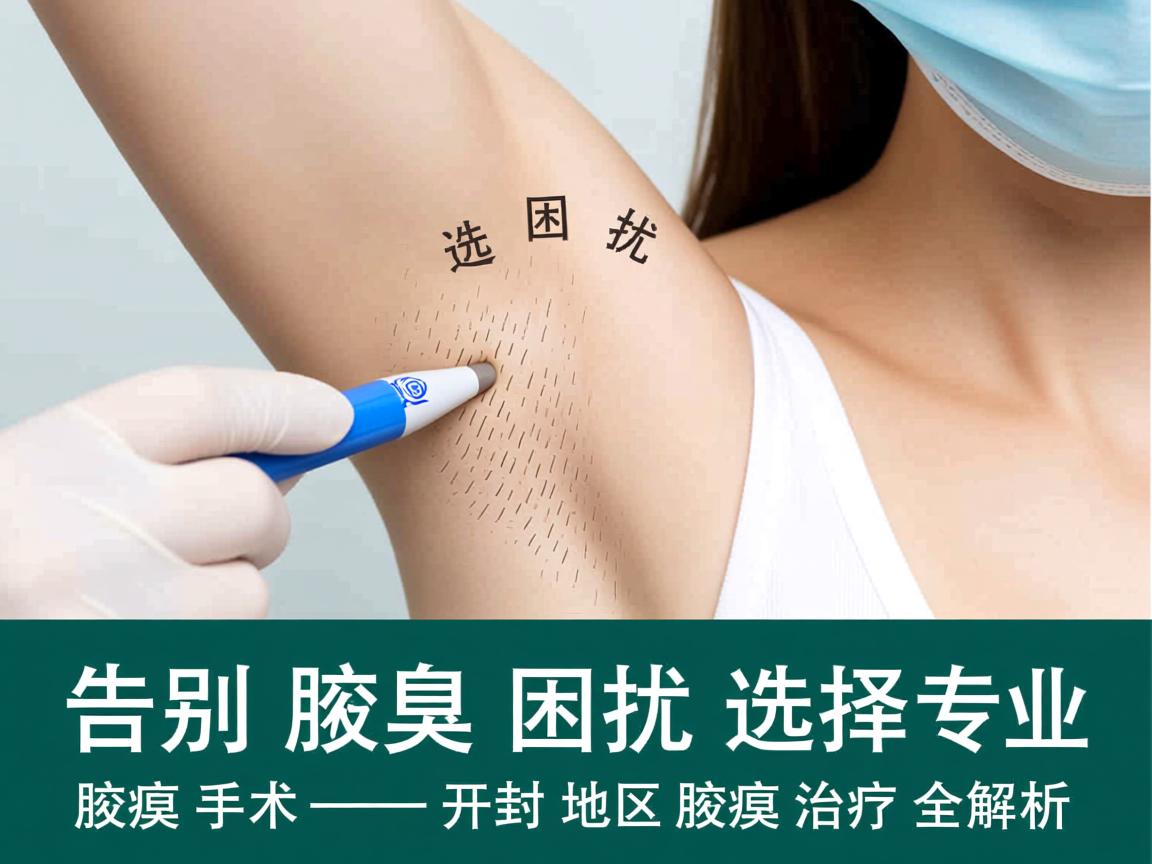 告别腋臭困扰,选择专业腋臭手术—开封地区腋臭治疗全解析 告别腋臭困扰,选择专业腋臭手术—开封地区腋臭治疗全解析