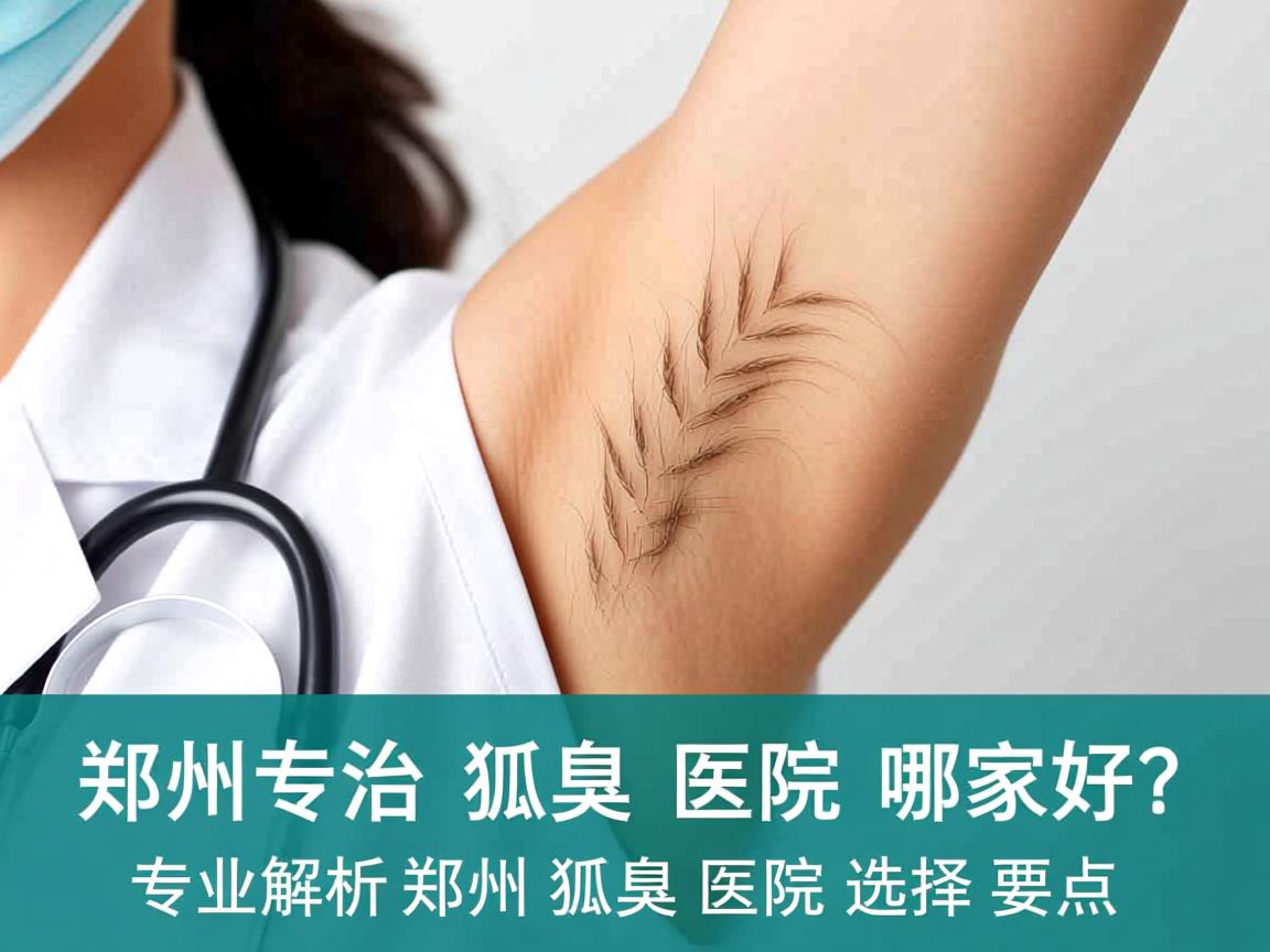 郑州专治狐臭医院哪家好？专业解析郑州狐臭医院选择要点