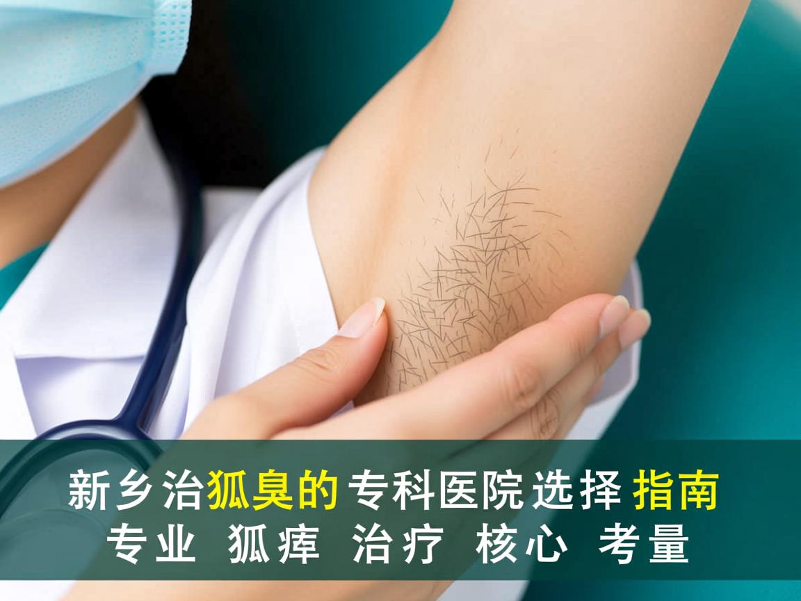 新乡治狐臭的专科医院选择指南，专业狐臭治疗的核心考量