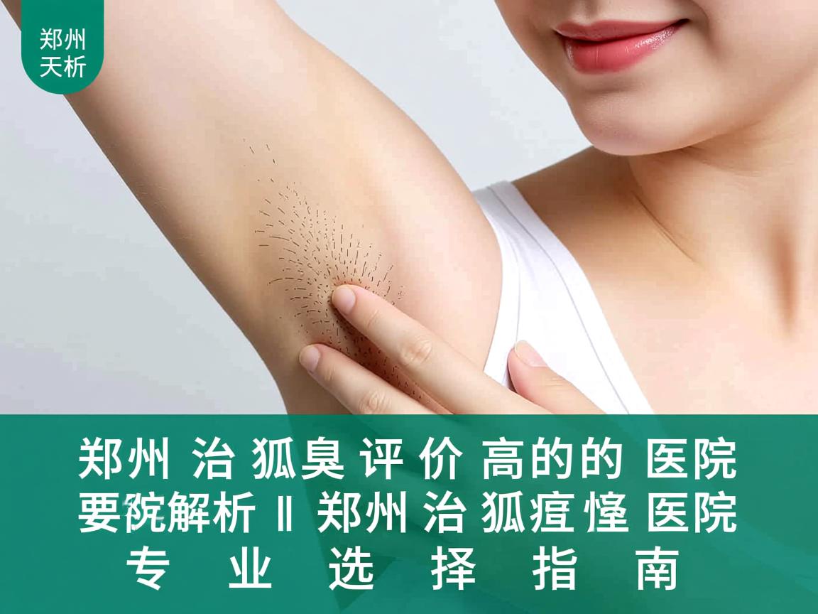 郑州治狐臭评价高的医院解析，郑州治狐臭医院的专业选择指南