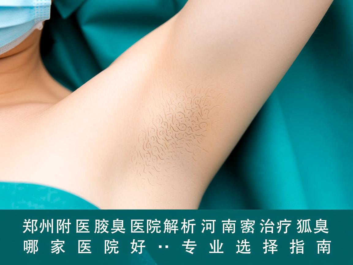 郑州附医腋臭医院解析，河南治疗狐臭哪家医院好，专业选择指南