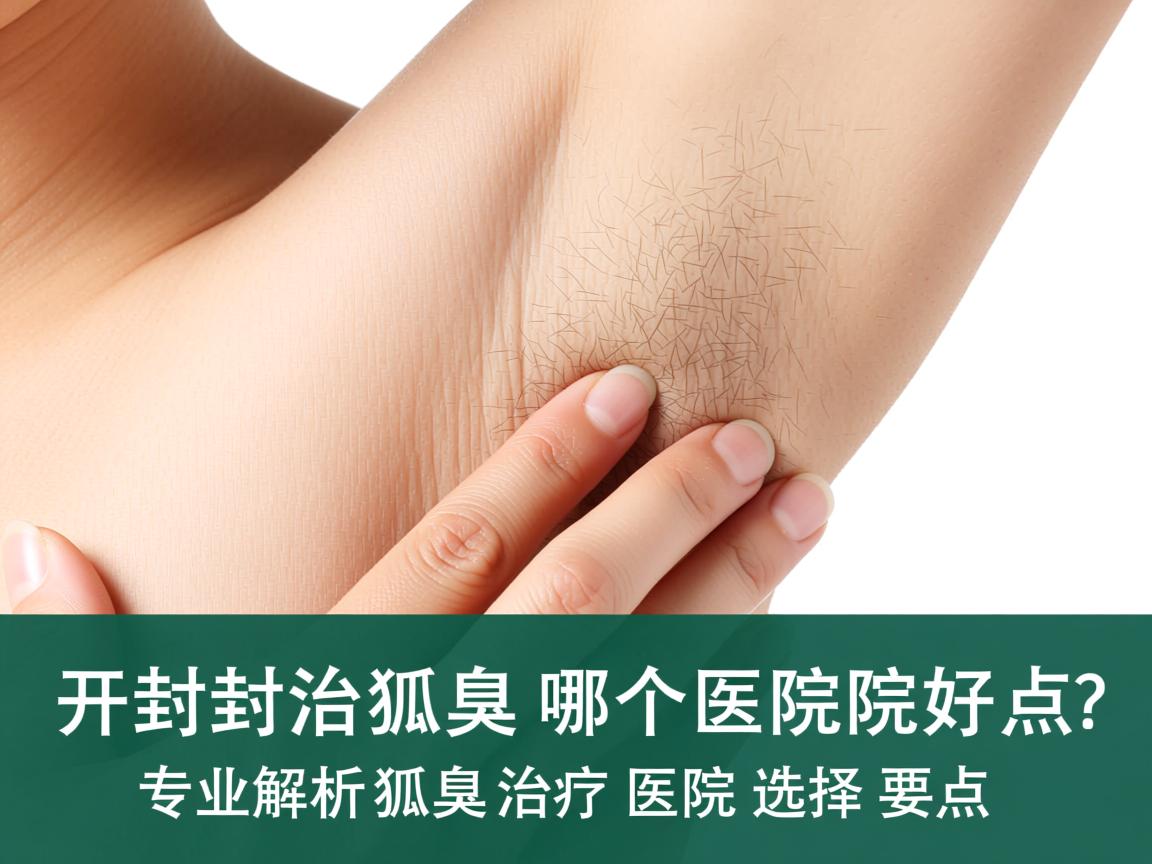 开封治狐臭哪个医院好点？专业解析狐臭治疗医院选择要点