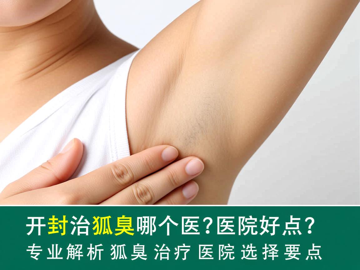 开封治狐臭哪个医院好点？专业解析狐臭治疗医院选择要点