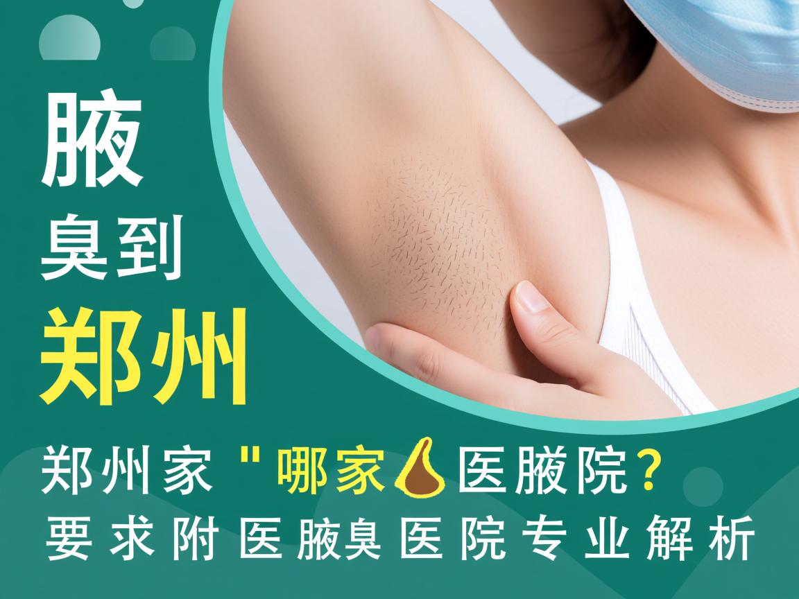 看腋臭到郑州哪家医院?郑州附医腋臭医院专业解析 看腋臭到郑州哪家医院?郑州附医腋臭医院专业解析