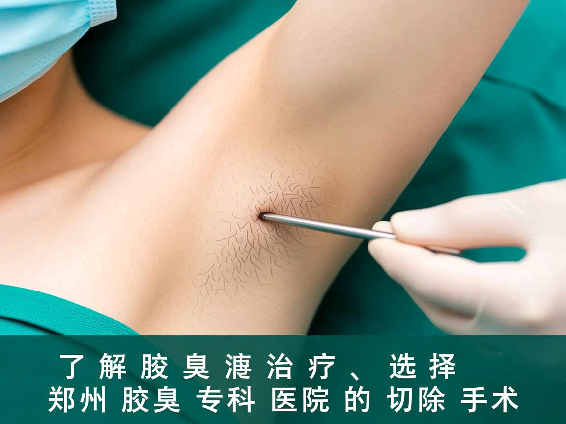 了解腋臭治疗，选择郑州腋臭专科医院的切除手术