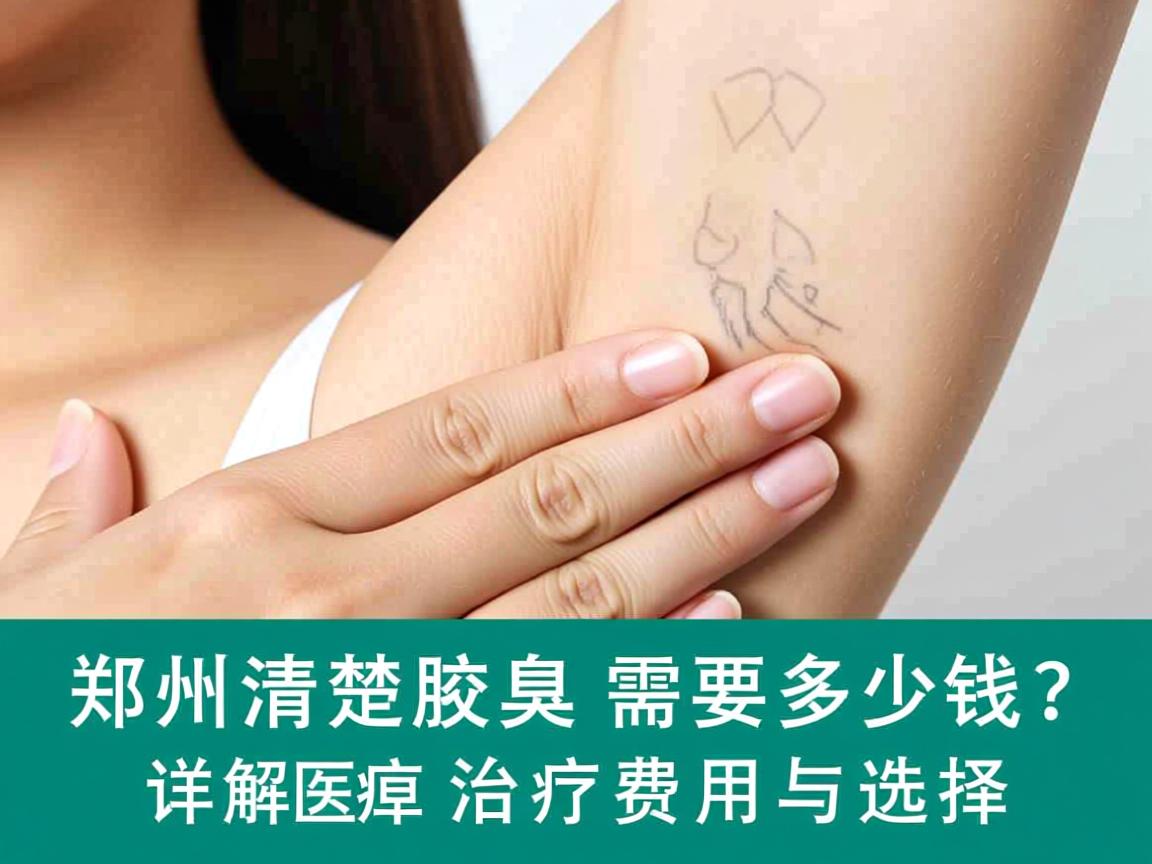 郑州清楚腋臭需要多少钱？详解腋臭治疗费用与选择