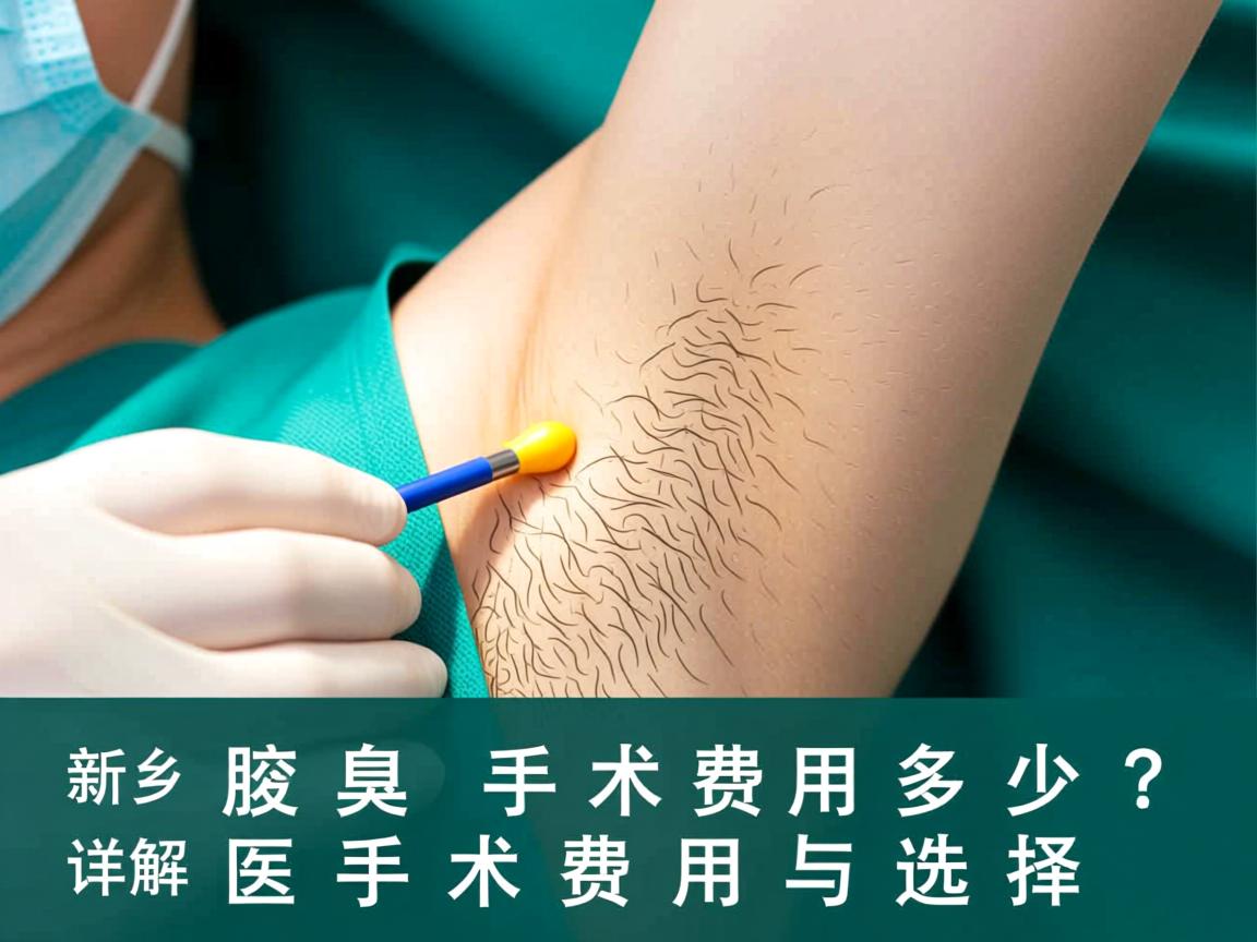 新乡腋臭手术费用多少?详解腋臭手术费用与选择 新乡腋臭手术费用多少?详解腋臭手术费用与选择