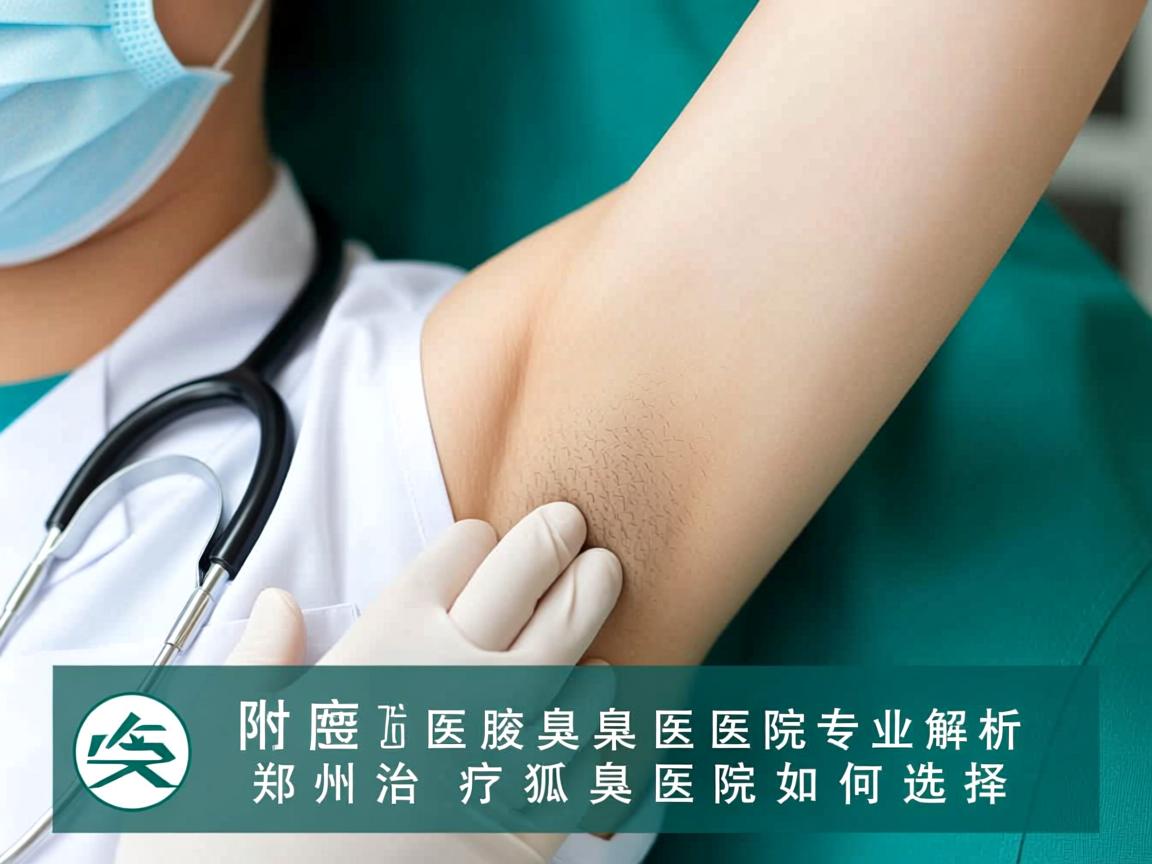 郑州附医腋臭医院专业解析，郑州治疗狐臭医院如何选择