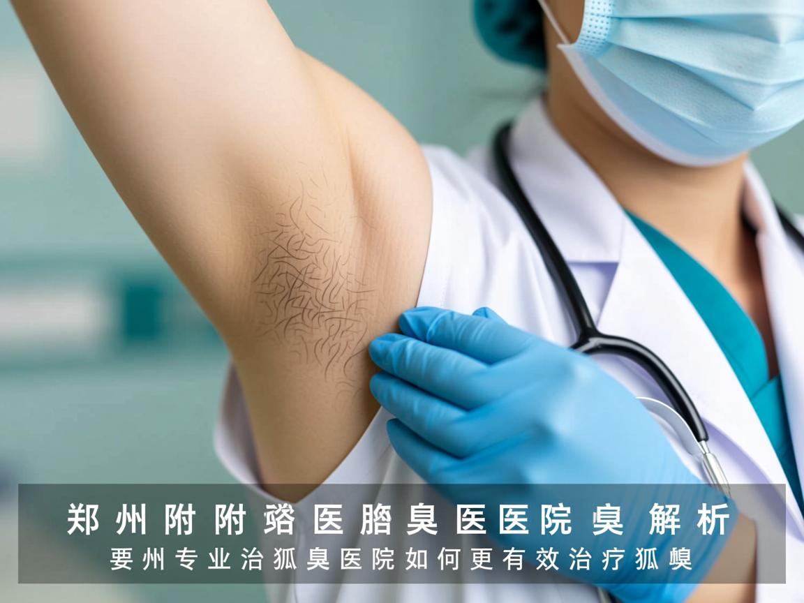 郑州附医腋臭医院解析，郑州专业治狐臭医院如何更有效治疗狐臭