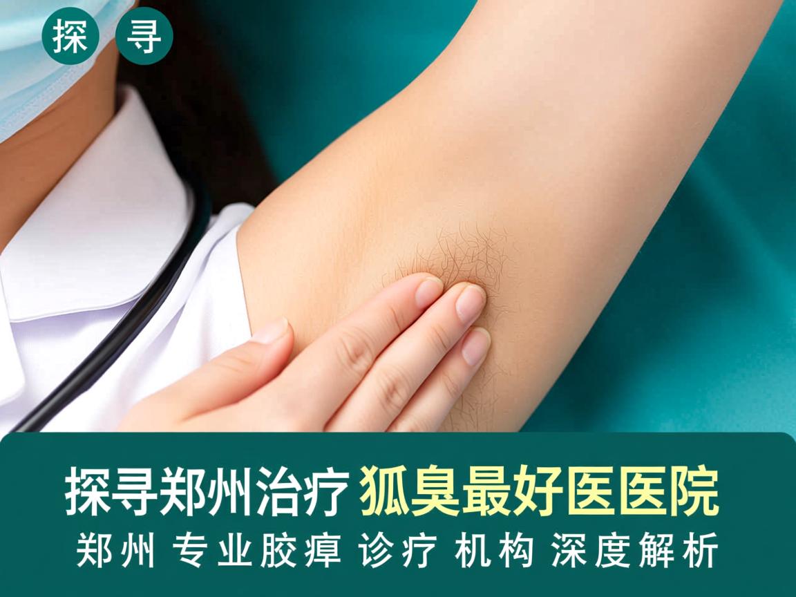 探寻郑州治疗狐臭最好医院，郑州专业腋臭诊疗机构深度解析