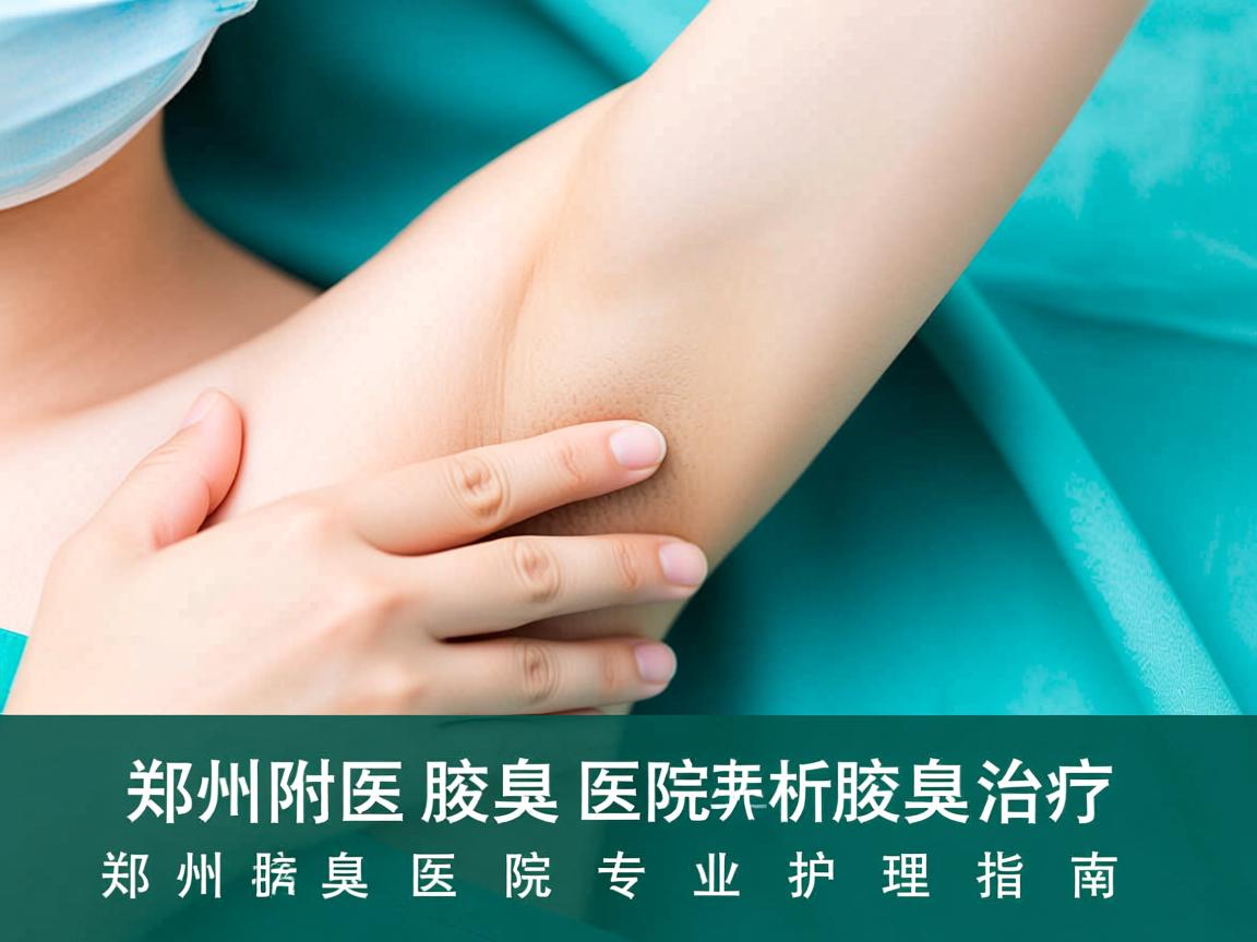 郑州附医腋臭医院解析腋臭治疗 郑州腋臭医院专业护理指南