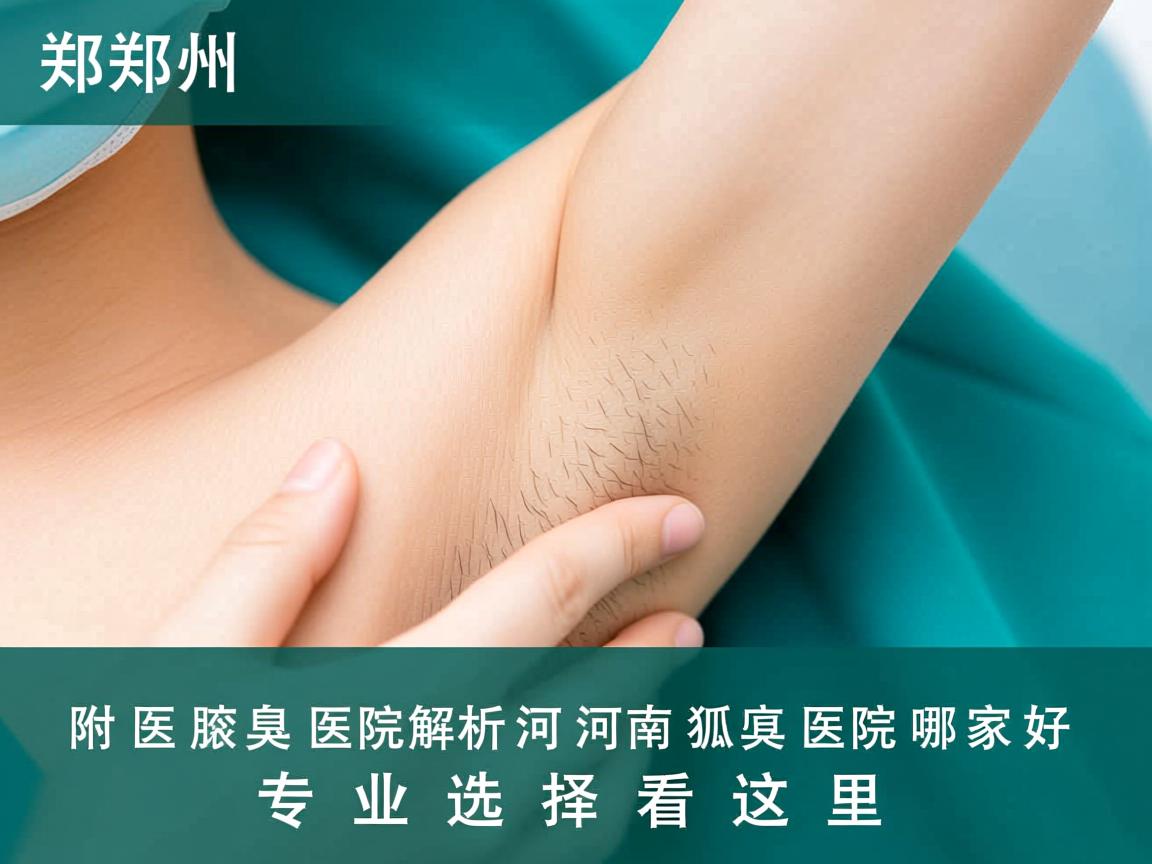 郑州附医腋臭医院解析，河南狐臭医院哪家好，专业选择看这里