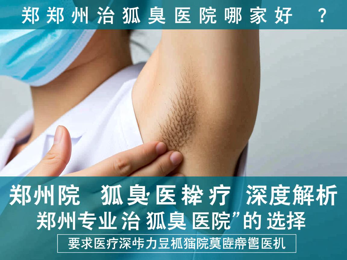 郑州治狐臭医院哪家好？深度解析郑州专业治狐臭医院的选择