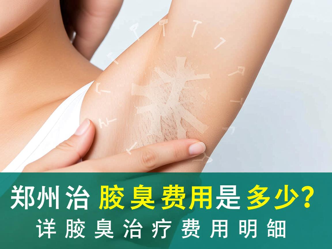 郑州治疗腋臭的费用是多少?详解腋臭治疗费用明细 郑州治疗腋臭的费用是多少?详解腋臭治疗费用明细