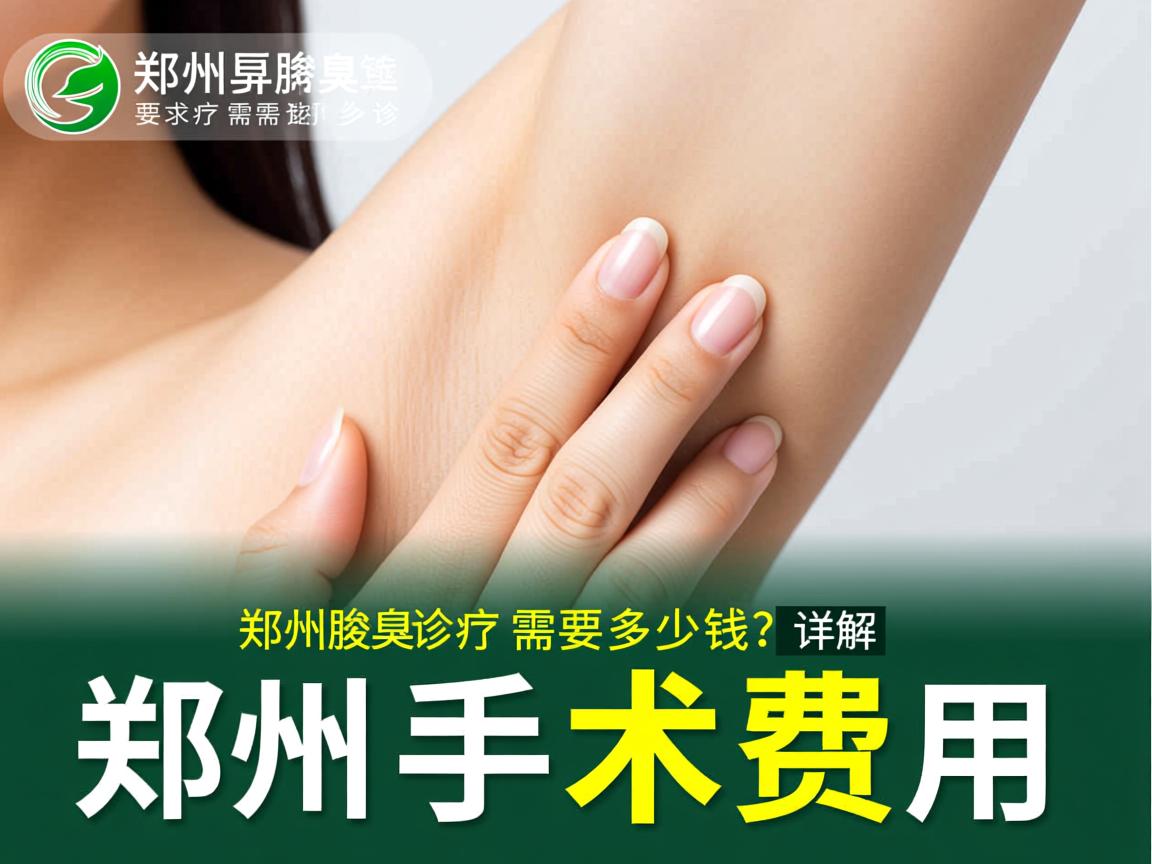 郑州腋臭诊疗需要多少钱?详解郑州腋臭手术费用 郑州腋臭诊疗需要多少钱?详解郑州腋臭手术费用