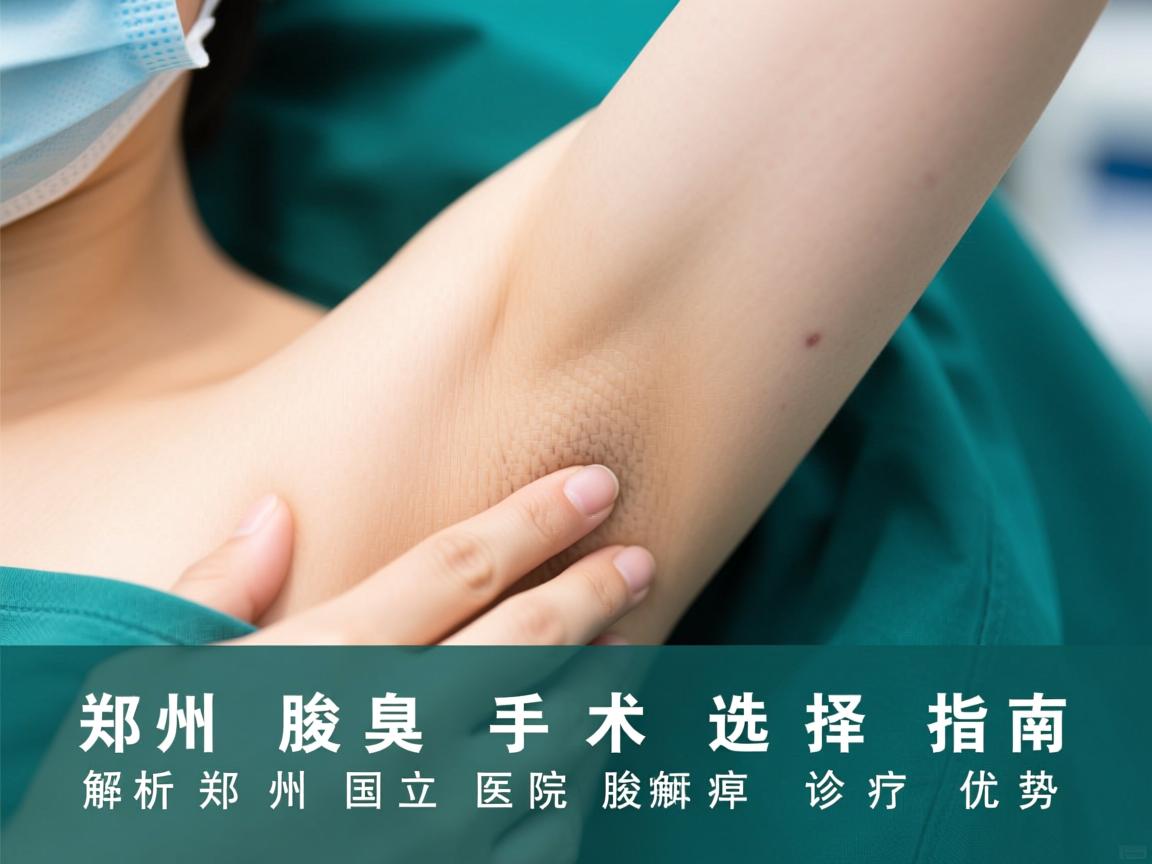 郑州腋臭手术选择指南,解析郑州国立医院腋臭诊疗优势 郑州腋臭手术选择指南,解析郑州国立医院腋臭诊疗优势