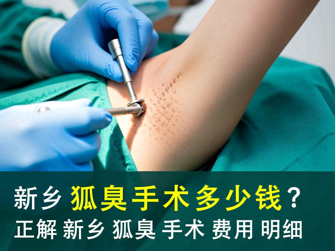 新乡狐臭手术多少钱？解析新乡狐臭手术费用明细