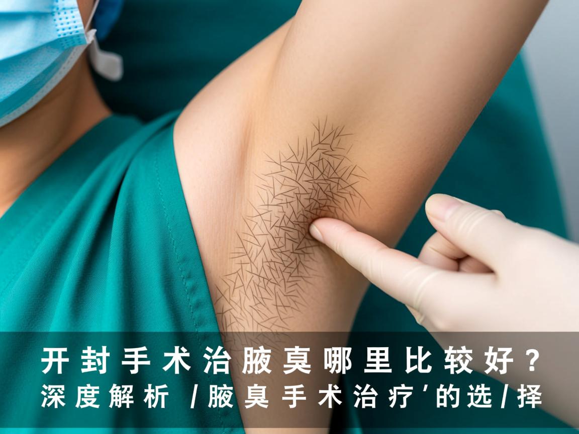 开封手术治疗腋臭哪里比较好？深度解析腋臭手术治疗的选择
