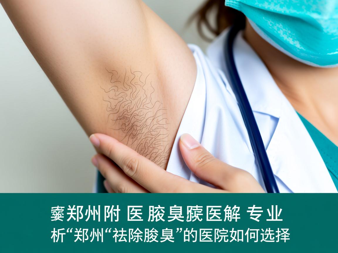 郑州附医腋臭医院专业解析，郑州祛除腋臭的医院如何选择