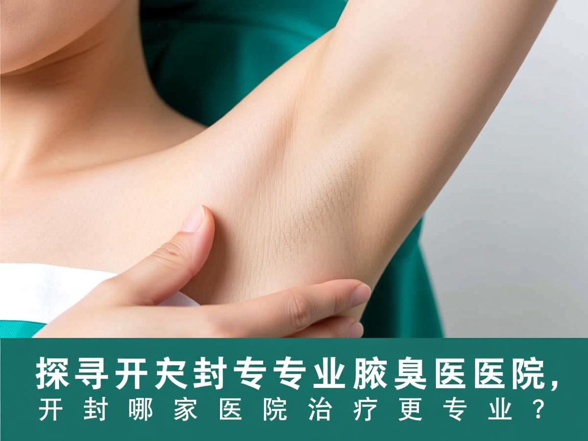 探寻开封专业腋臭医院，开封哪家医院治疗腋臭更专业？