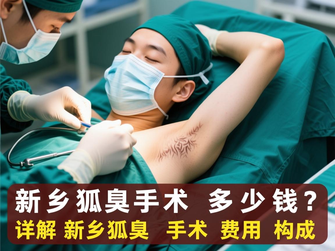 新乡狐臭手术多少钱？详解新乡狐臭手术费用构成