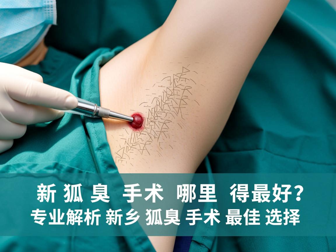 新乡狐臭手术哪里做得最好？专业解析新乡狐臭手术最佳选择