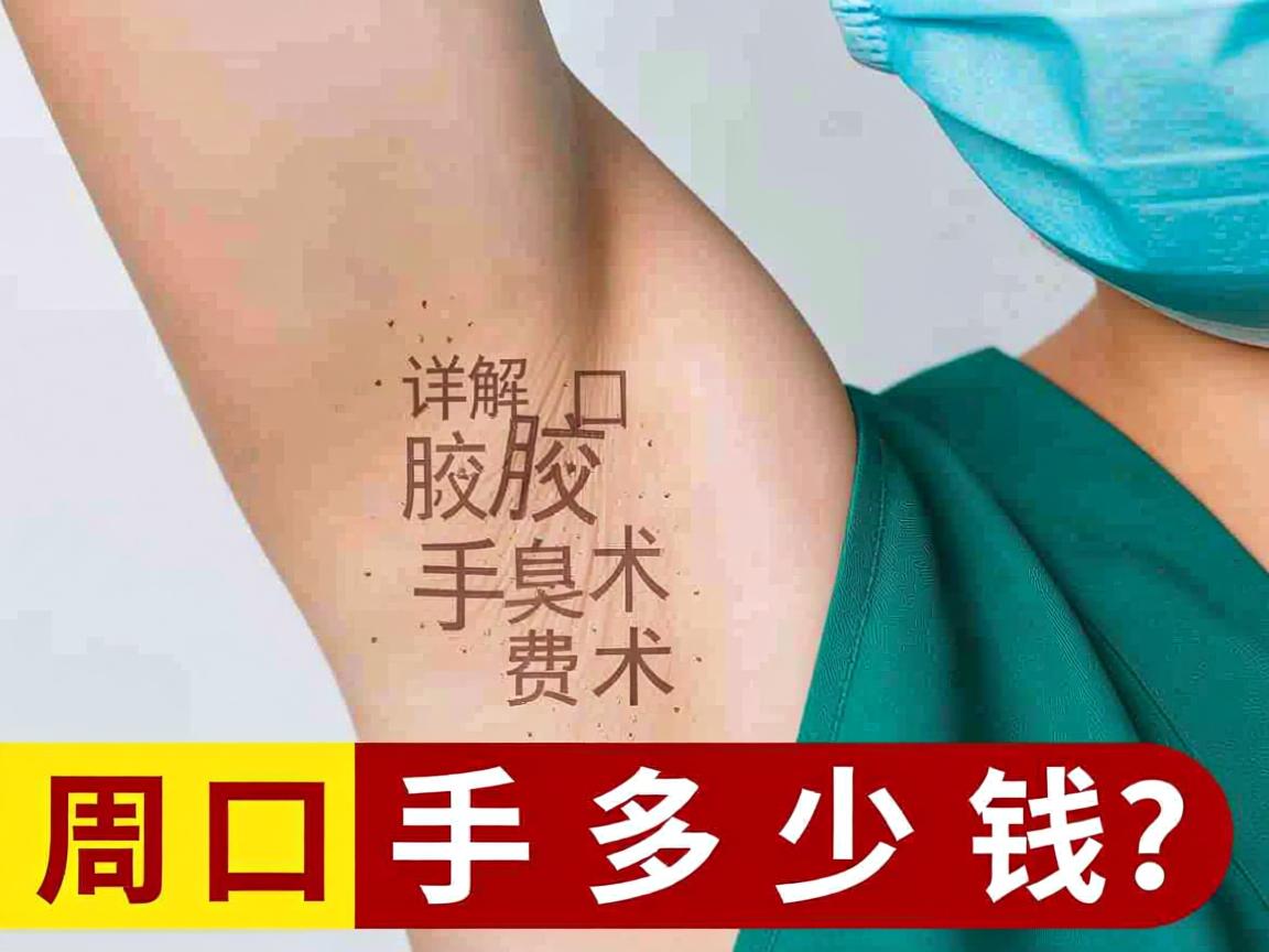 周口腋臭手术多少钱？详解周口腋臭手术费用构成