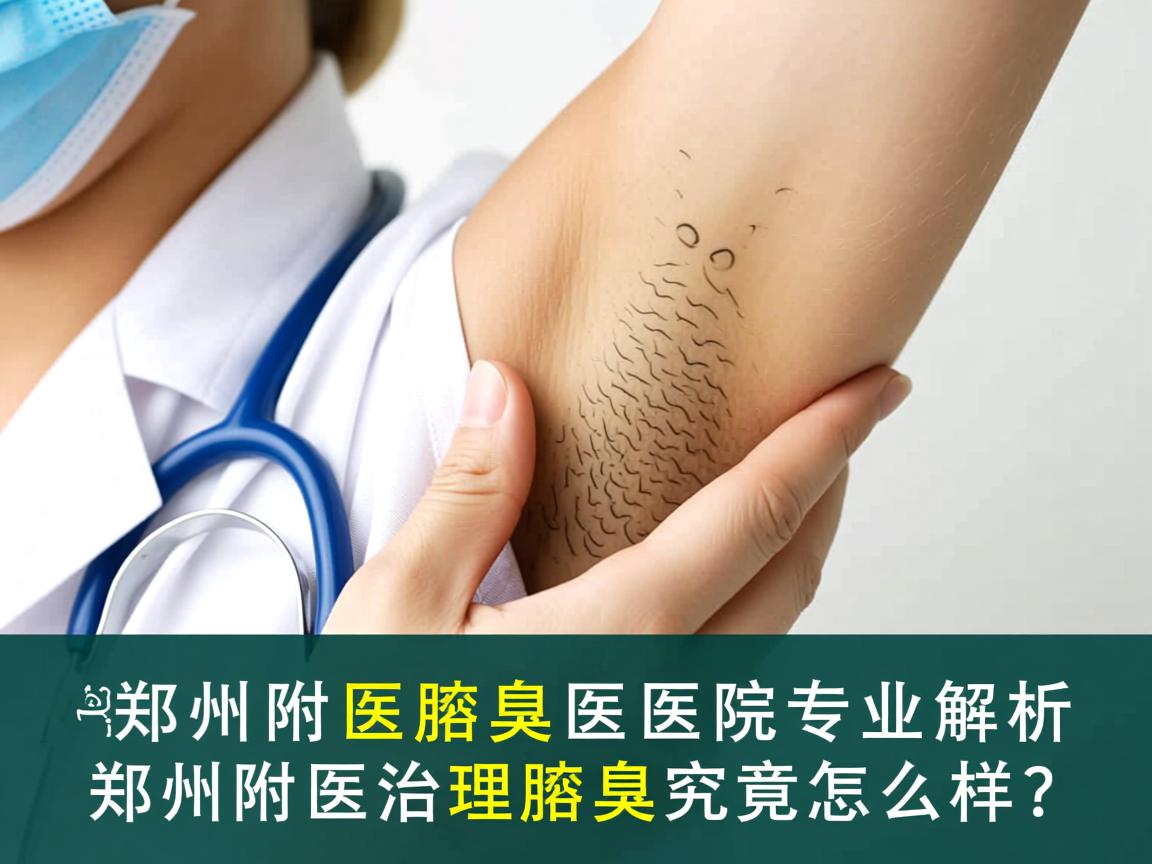 郑州附医腋臭医院专业解析，郑州附医治理腋臭究竟怎么样？