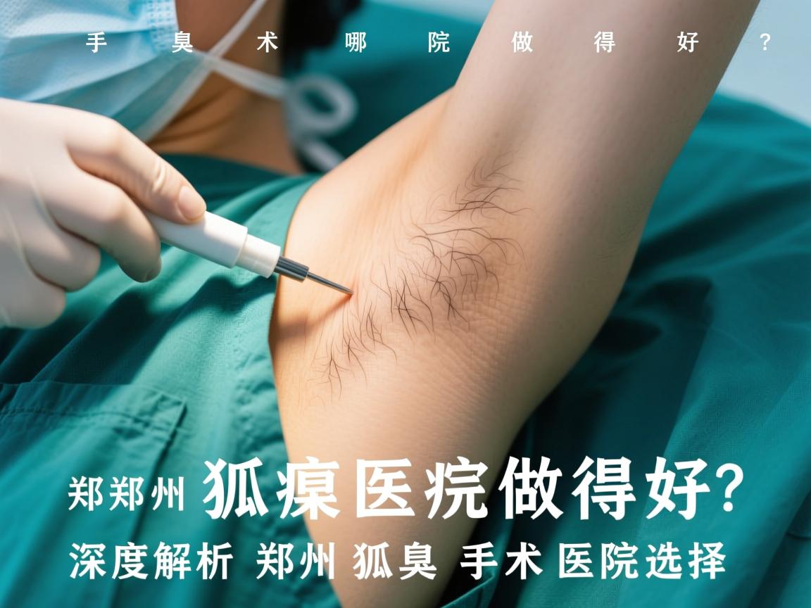 郑州狐臭手术哪医院做得好？深度解析郑州狐臭手术医院选择