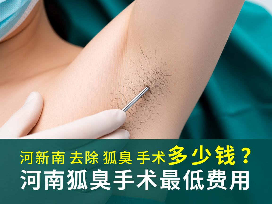 河南去除狐臭手术多少钱？解析河南狐臭手术最低费用
