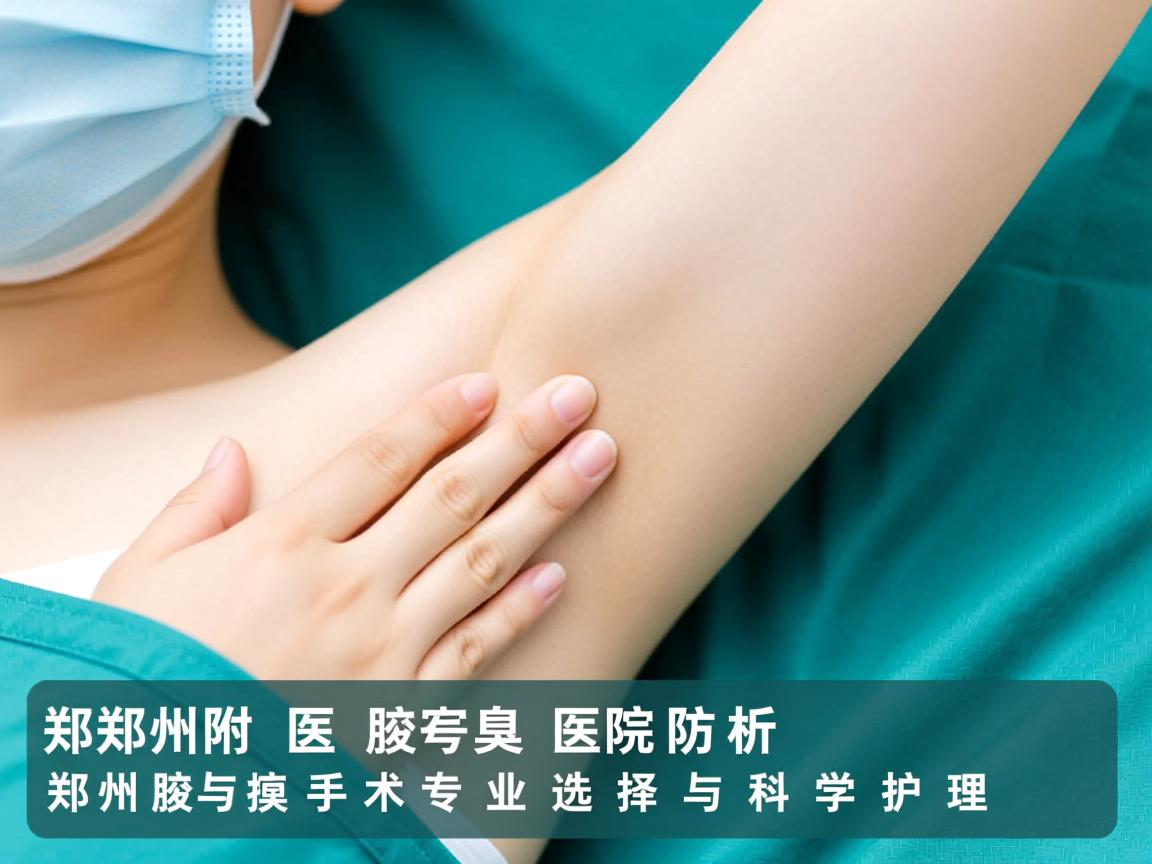 郑州附医腋臭医院解析，郑州腋臭手术的专业选择与科学护理