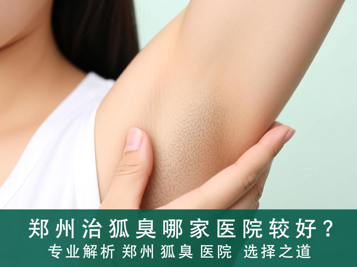 郑州治狐臭哪家医院较好？专业解析郑州狐臭医院的选择之道