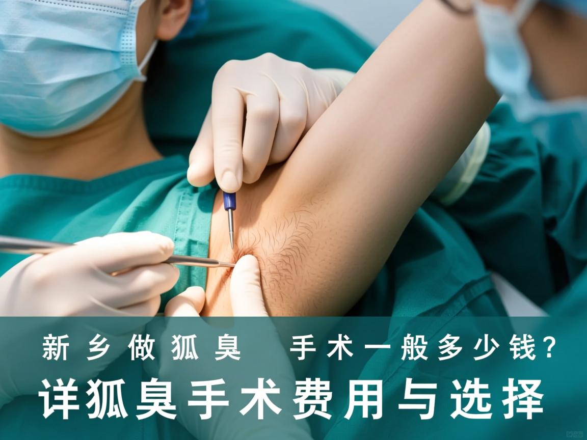 新乡做狐臭手术一般多少钱？详解狐臭手术费用与选择