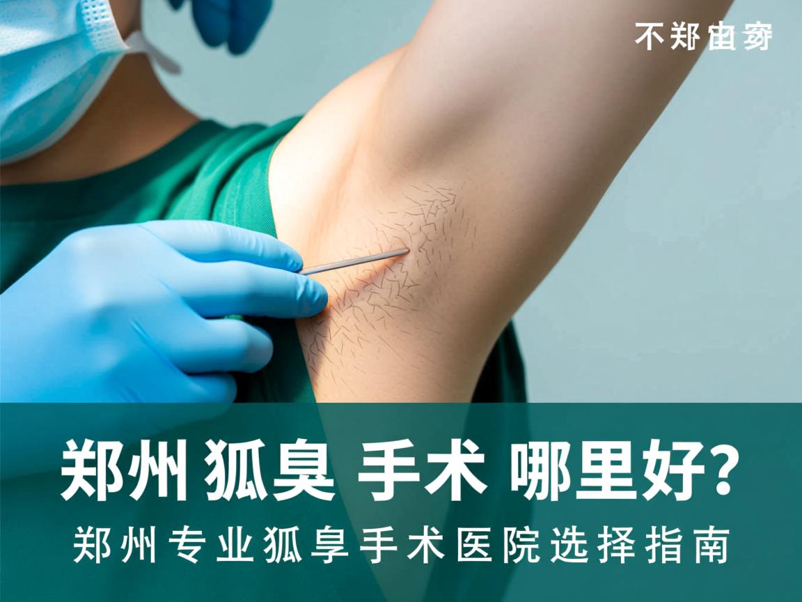 郑州狐臭手术哪里好？郑州专业狐臭手术医院选择指南