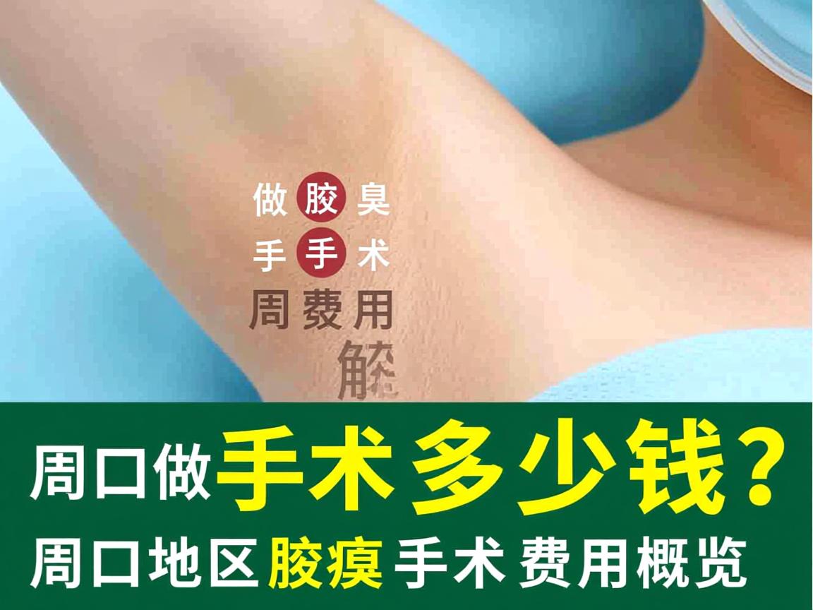 在周口做腋臭手术多少钱?周口腋臭手术费用详解
周口地区腋臭手术费用概览 在周口做腋臭手术多少钱?周口腋臭手术费用详解
周口地区腋臭手术费用概览