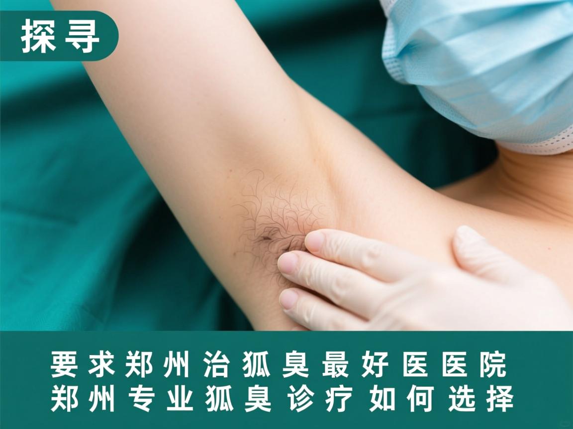 探寻郑州治狐臭最好医院，郑州专业狐臭诊疗如何选择