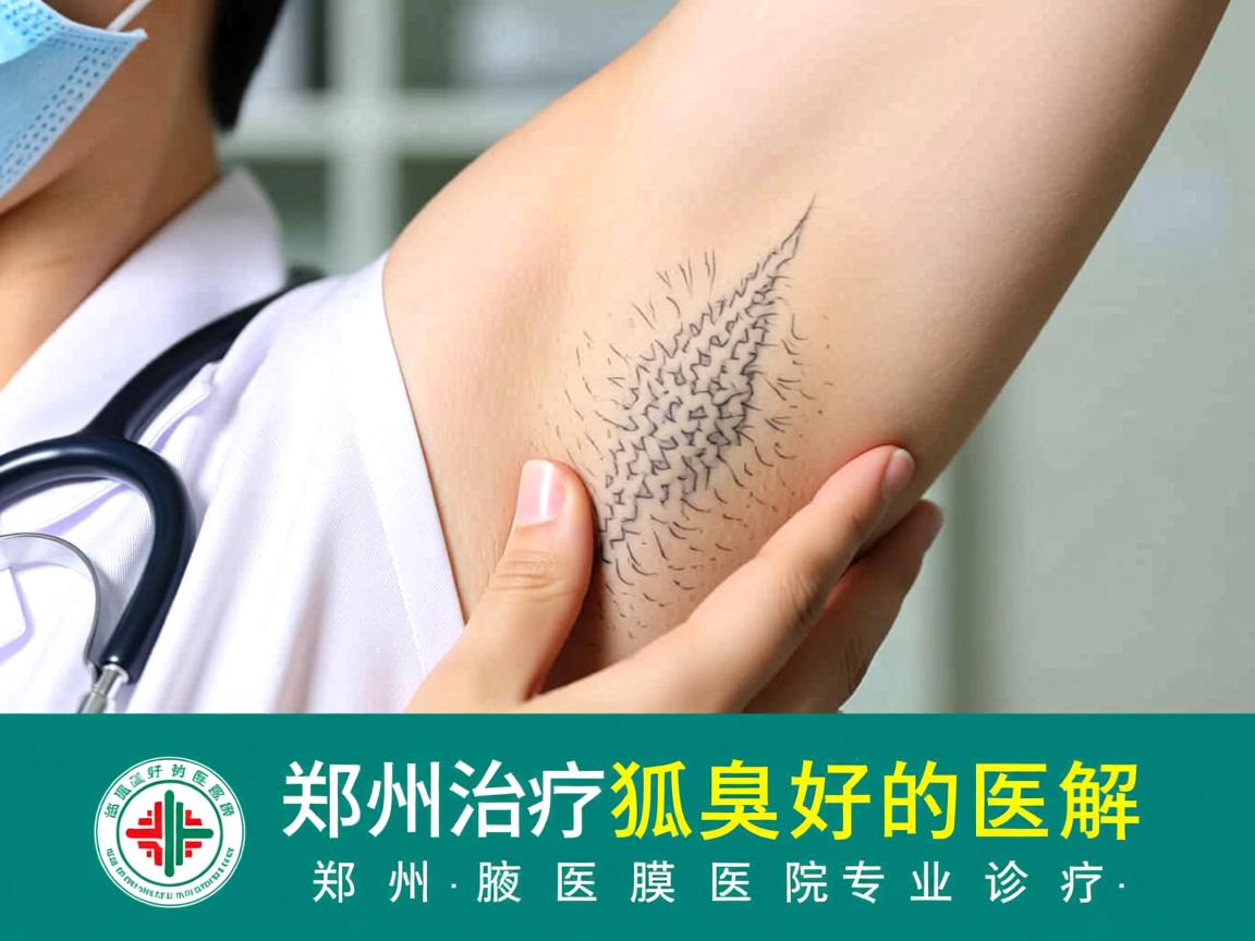 郑州治疗狐臭好的医院解析，郑州附医腋臭医院专业诊疗