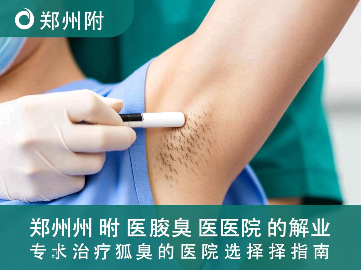 郑州附医腋臭医院解析，郑州专业治疗狐臭的医院选择指南