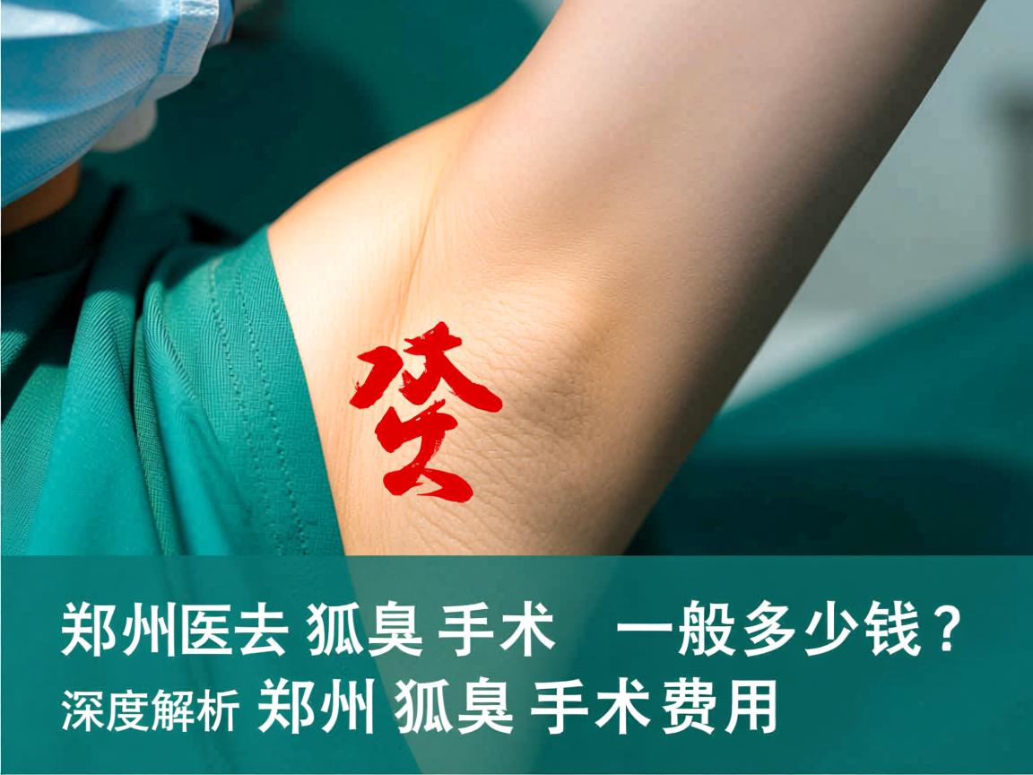 郑州去狐臭手术一般多少钱？深度解析郑州狐臭手术费用