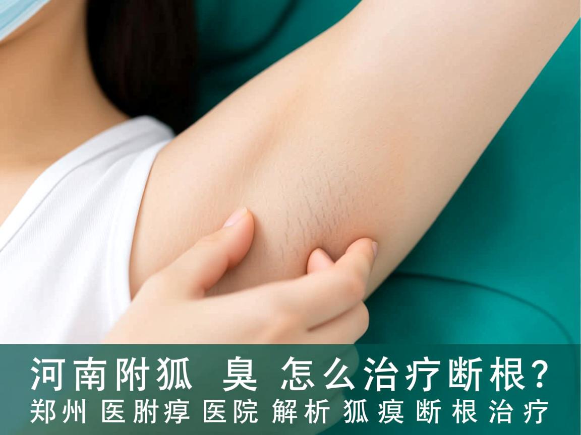 河南狐臭怎么治疗断根？郑州附医腋臭医院解析狐臭断根治疗