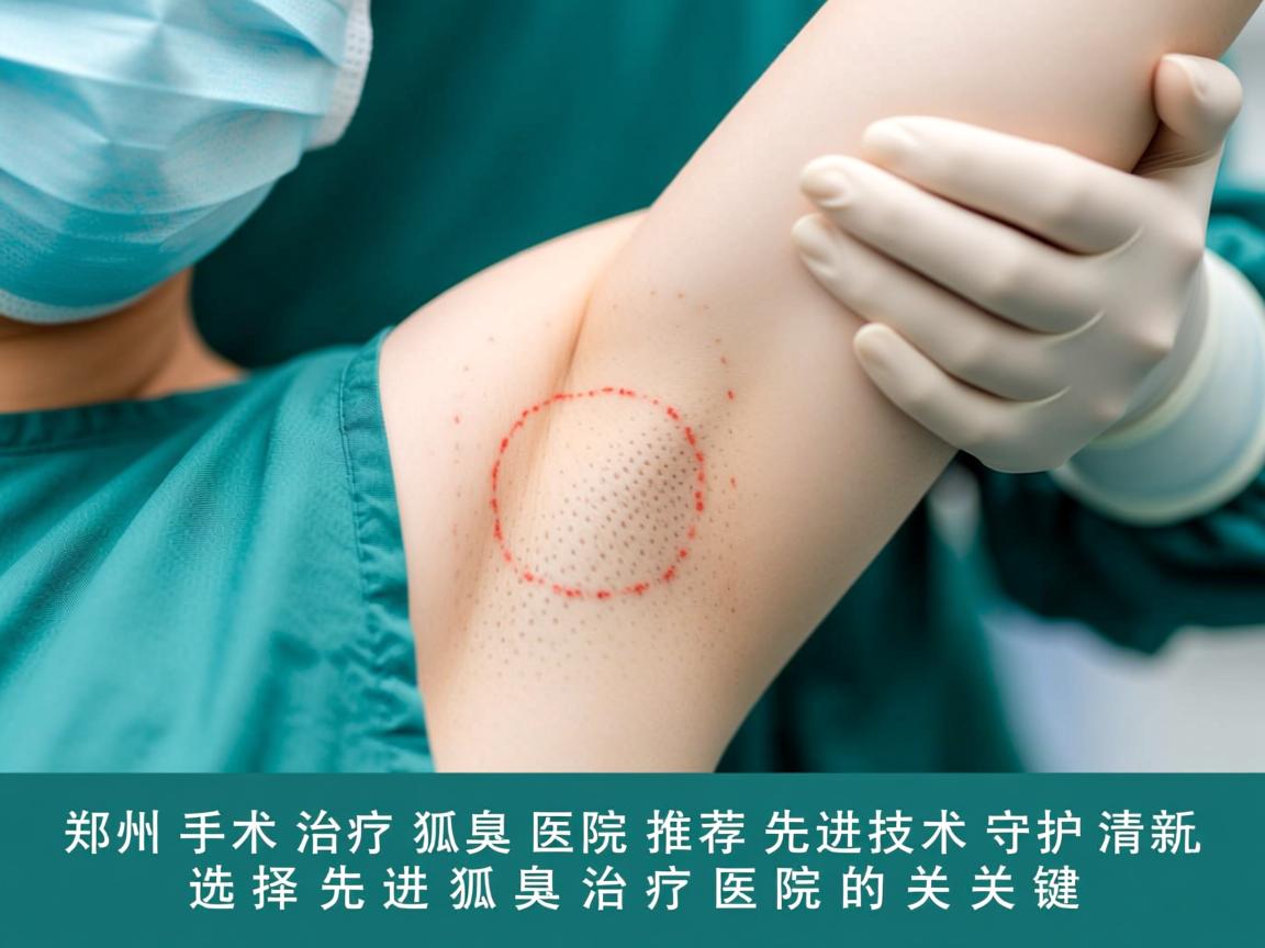 郑州手术治疗狐臭医院推荐，先进技术守护清新，选择先进狐臭治疗医院的关键