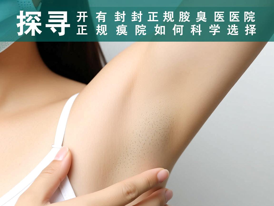 探寻开封正规腋臭医院，正规腋臭医院如何科学选择