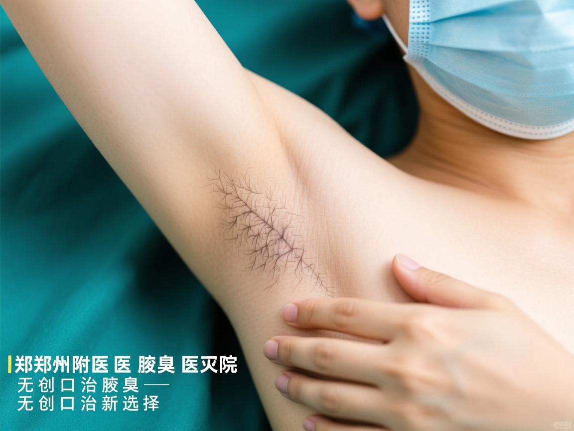 郑州附医腋臭医院解析，无创口治腋臭，无创口治新选择