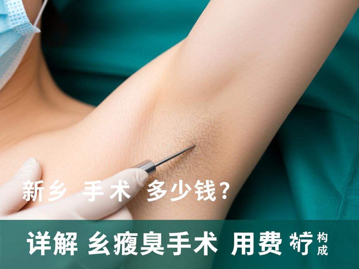 新乡腋臭手术多少钱？详解新乡腋臭手术费用构成