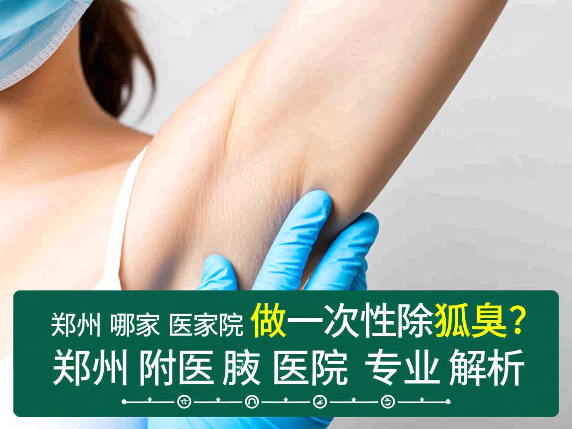 郑州哪家医院做一次性除狐臭?郑州附医腋臭医院专业解析 郑州哪家医院做一次性除狐臭?郑州附医腋臭医院专业解析